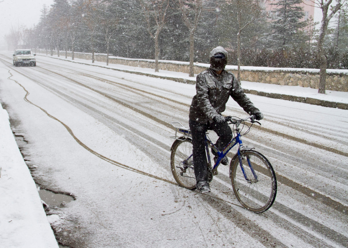 snow bike Poster och Canvastavla