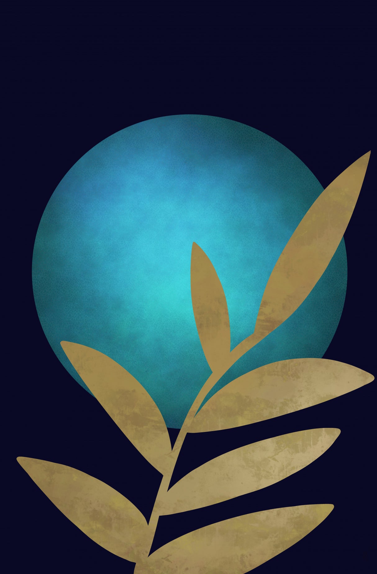 Mystic Plant Poster och Canvastavla