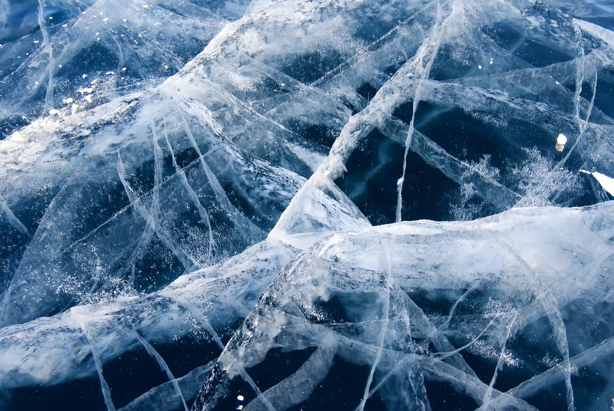 Baikal ice Poster och Canvastavla