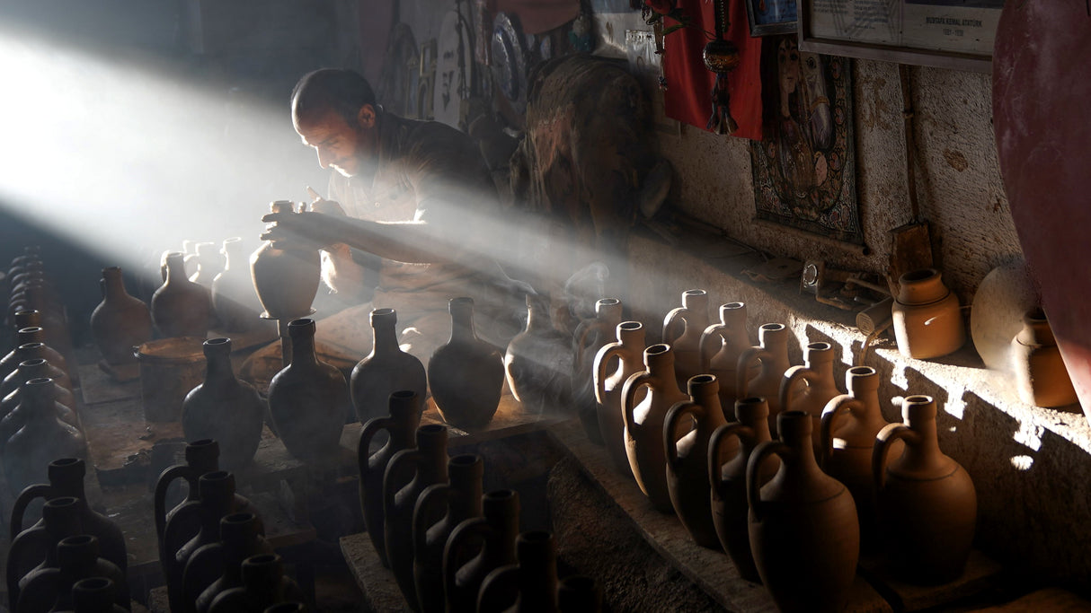 pottery master Poster och Canvastavla