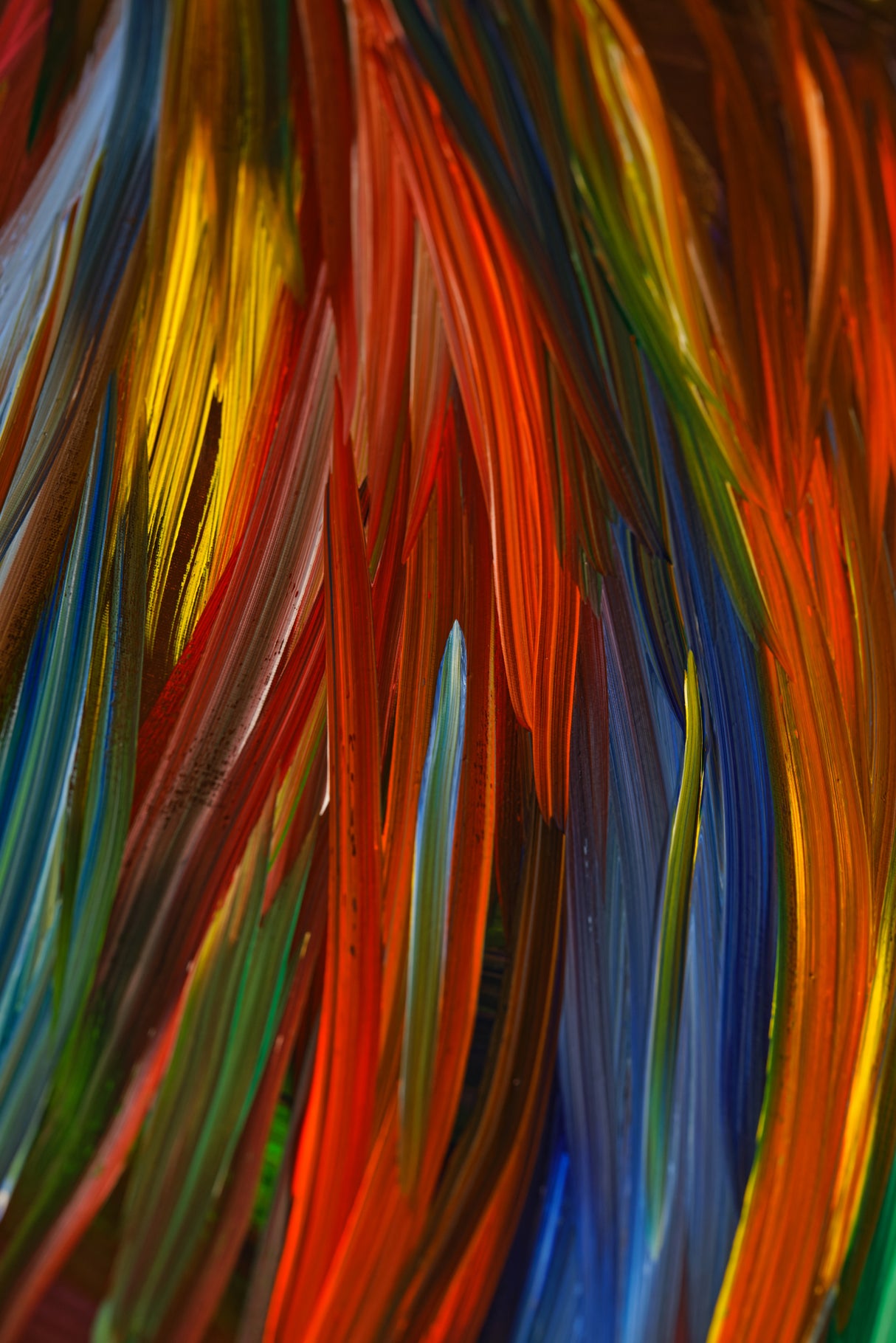 colorful abstract painting Poster och Canvastavla