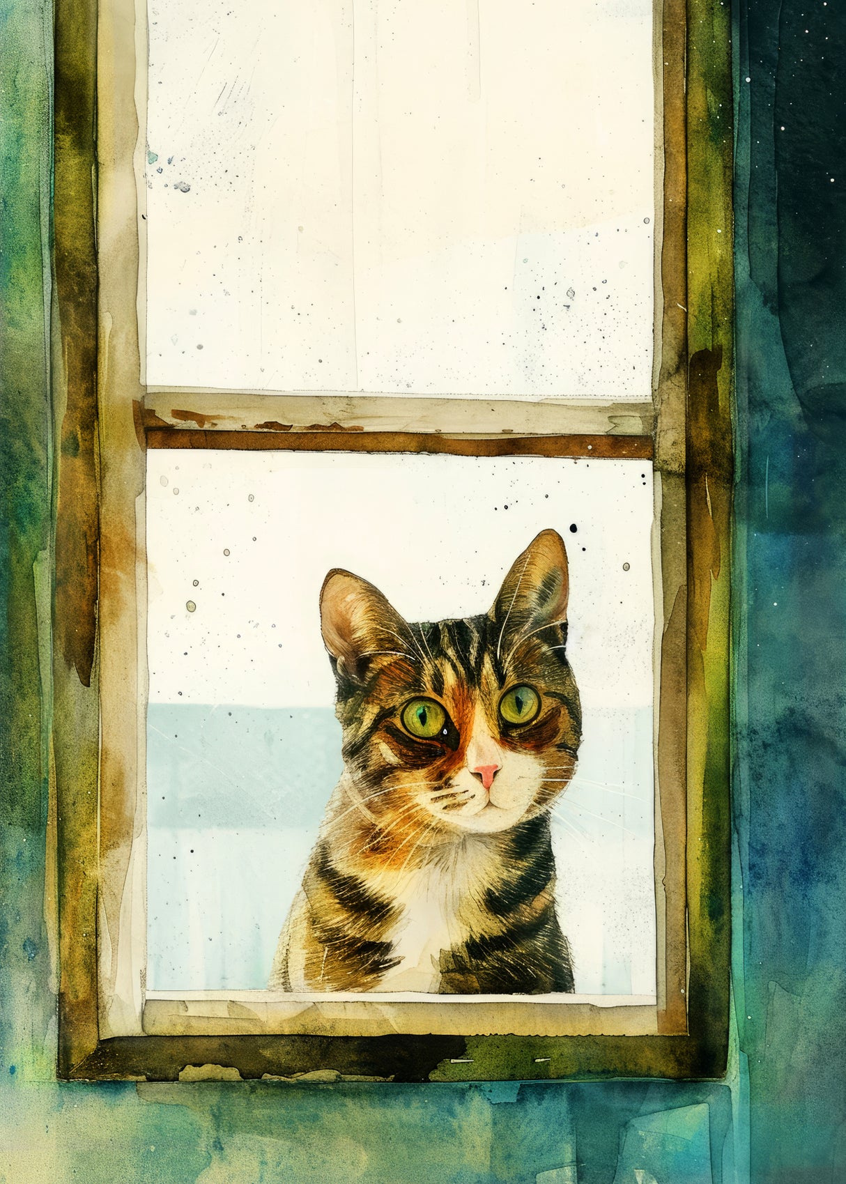 Cat's life 7 Poster och Canvastavla