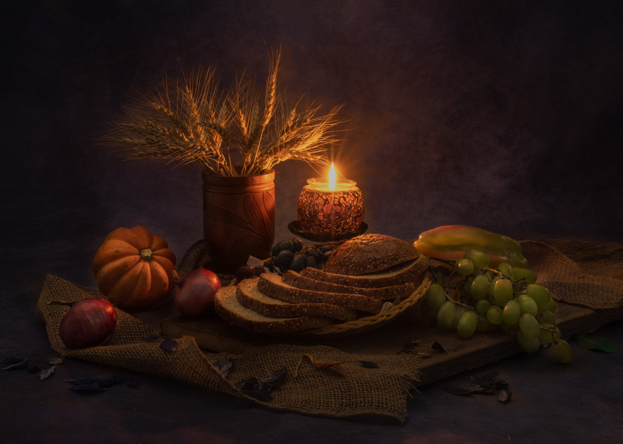 Candlelit dinner Poster och Canvastavla