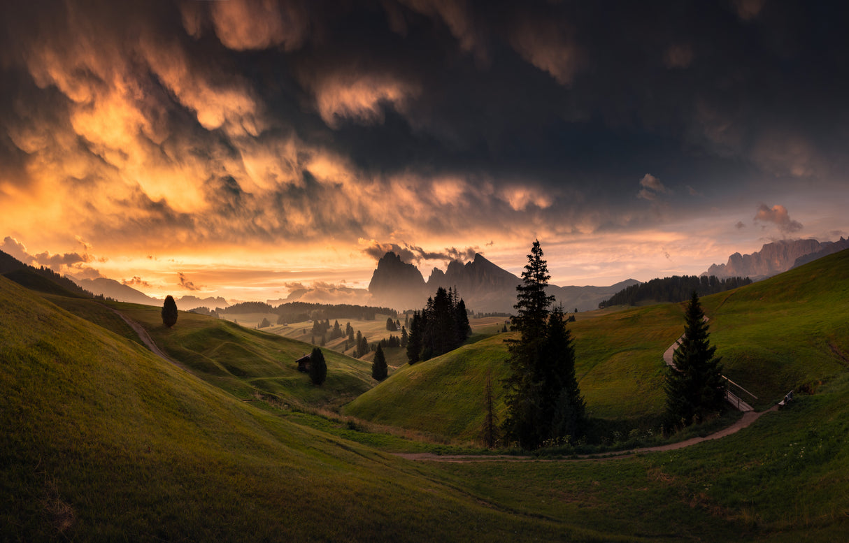 Alpe di Siusi Poster och Canvastavla