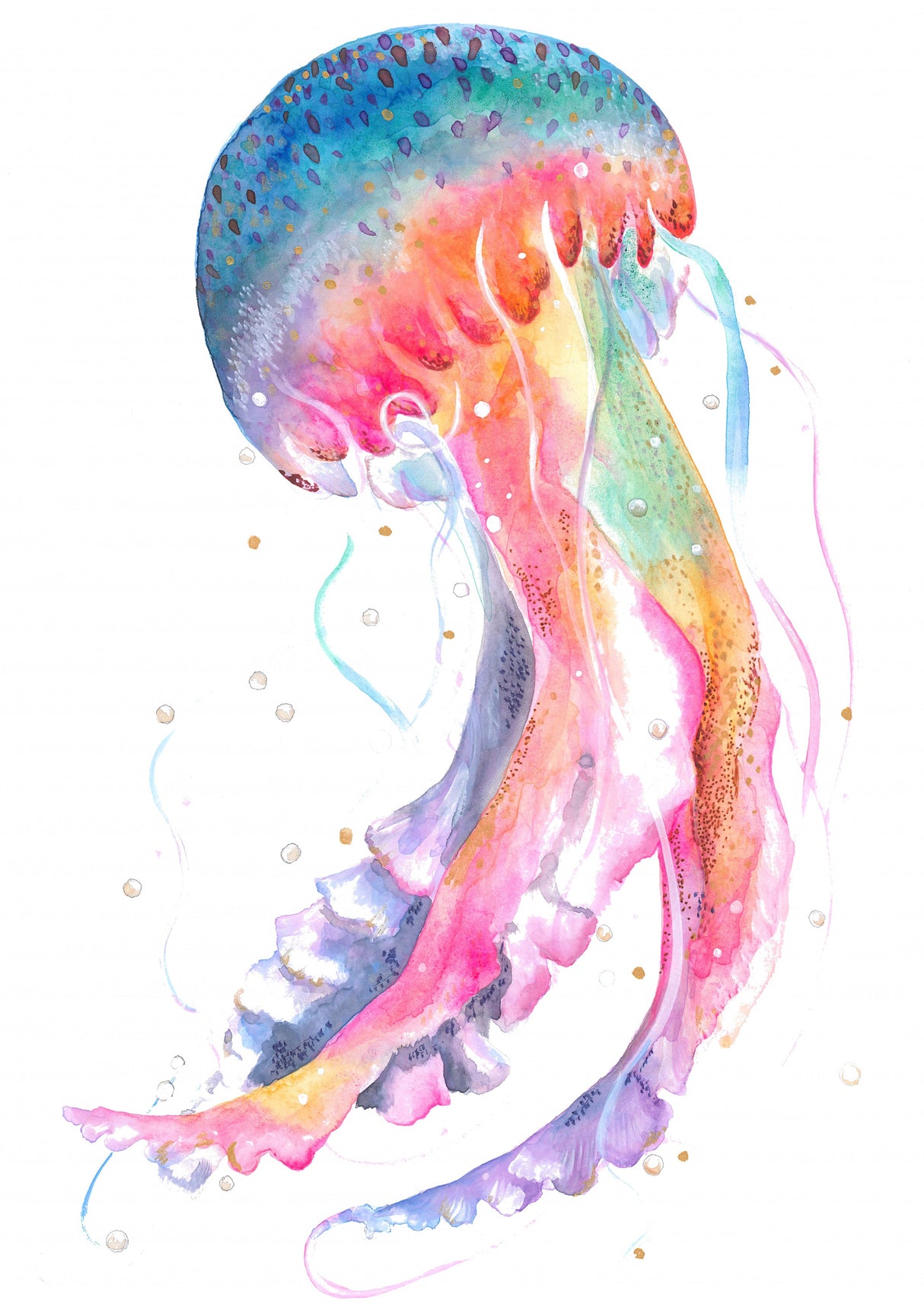 Jellyfish Poster och Canvastavla