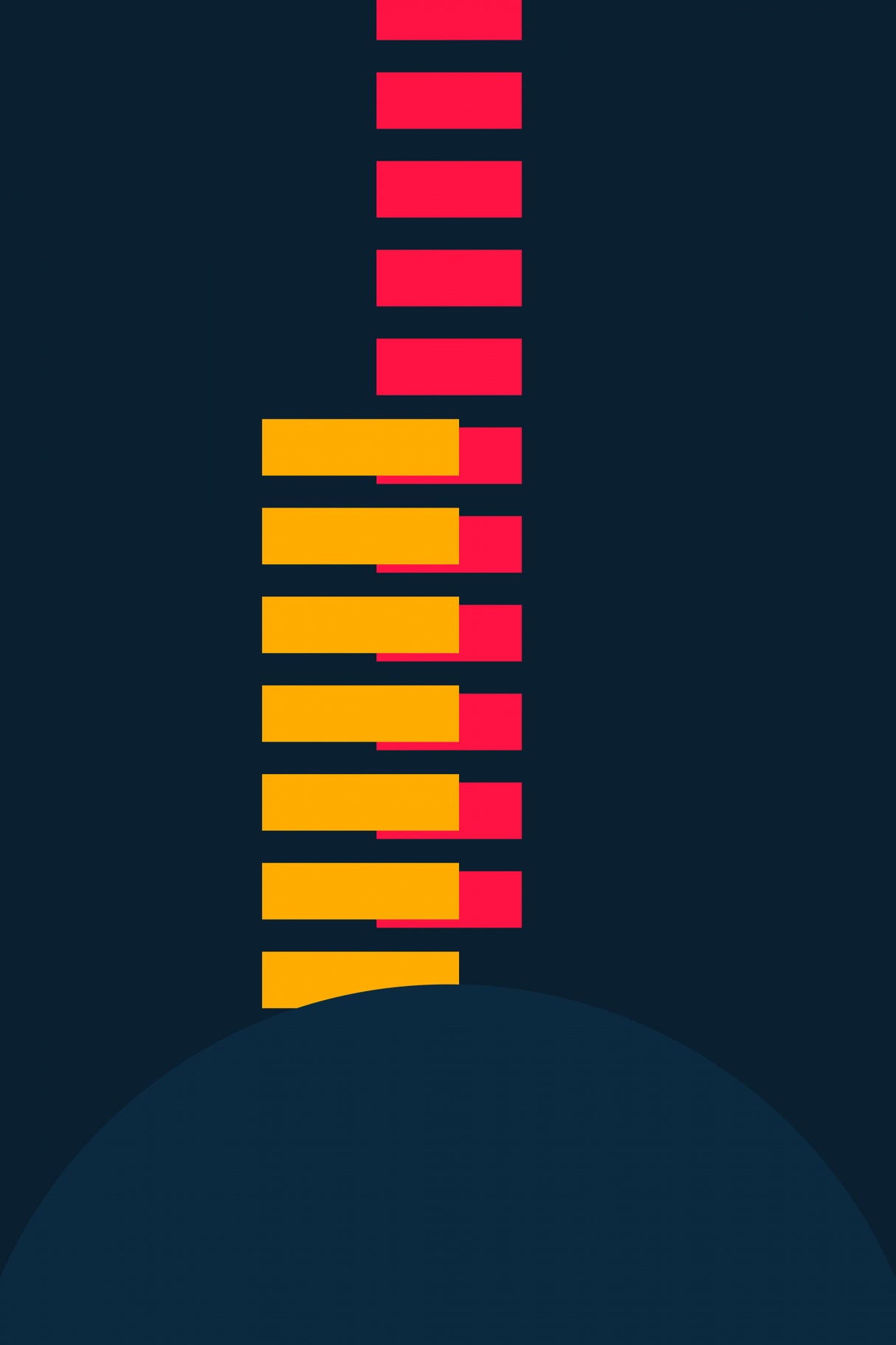 Vibrant Geometric #1 Poster och Canvastavla