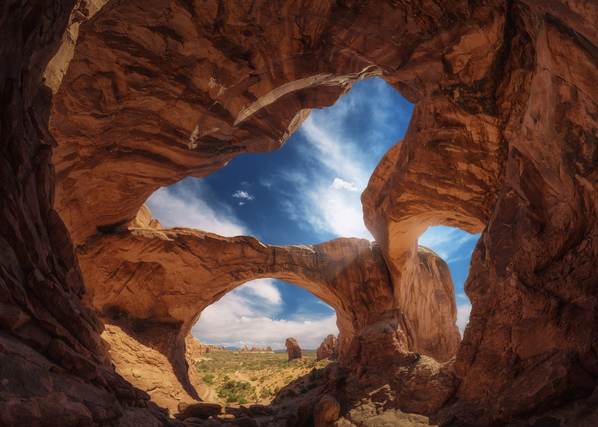 Double arch. Poster och Canvastavla