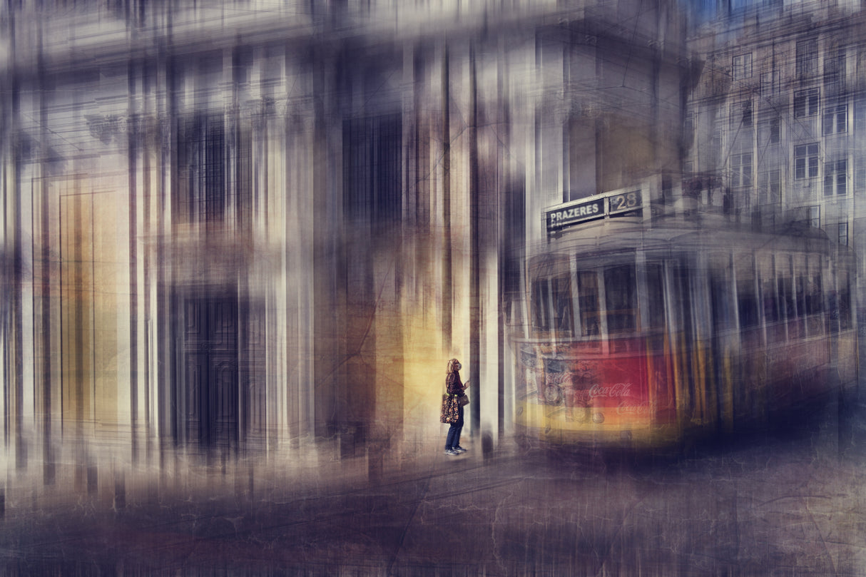 Tram Stop Poster och Canvastavla