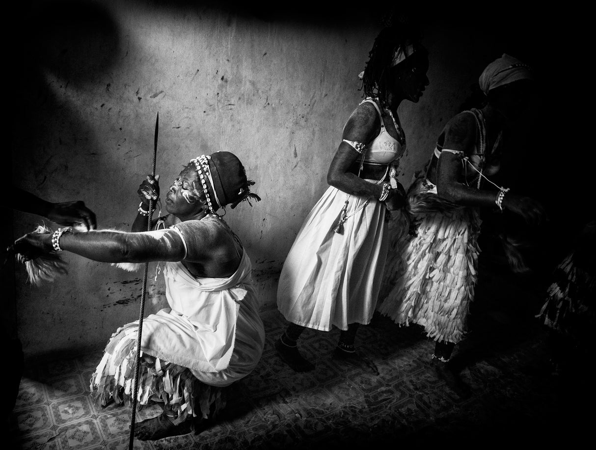 Voodoo session in Ivory Coast-III Poster och Canvastavla