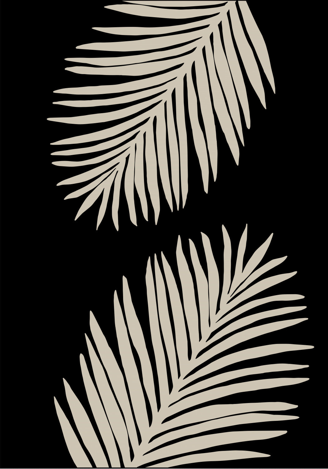 Palm Leaves Poster och Canvastavla
