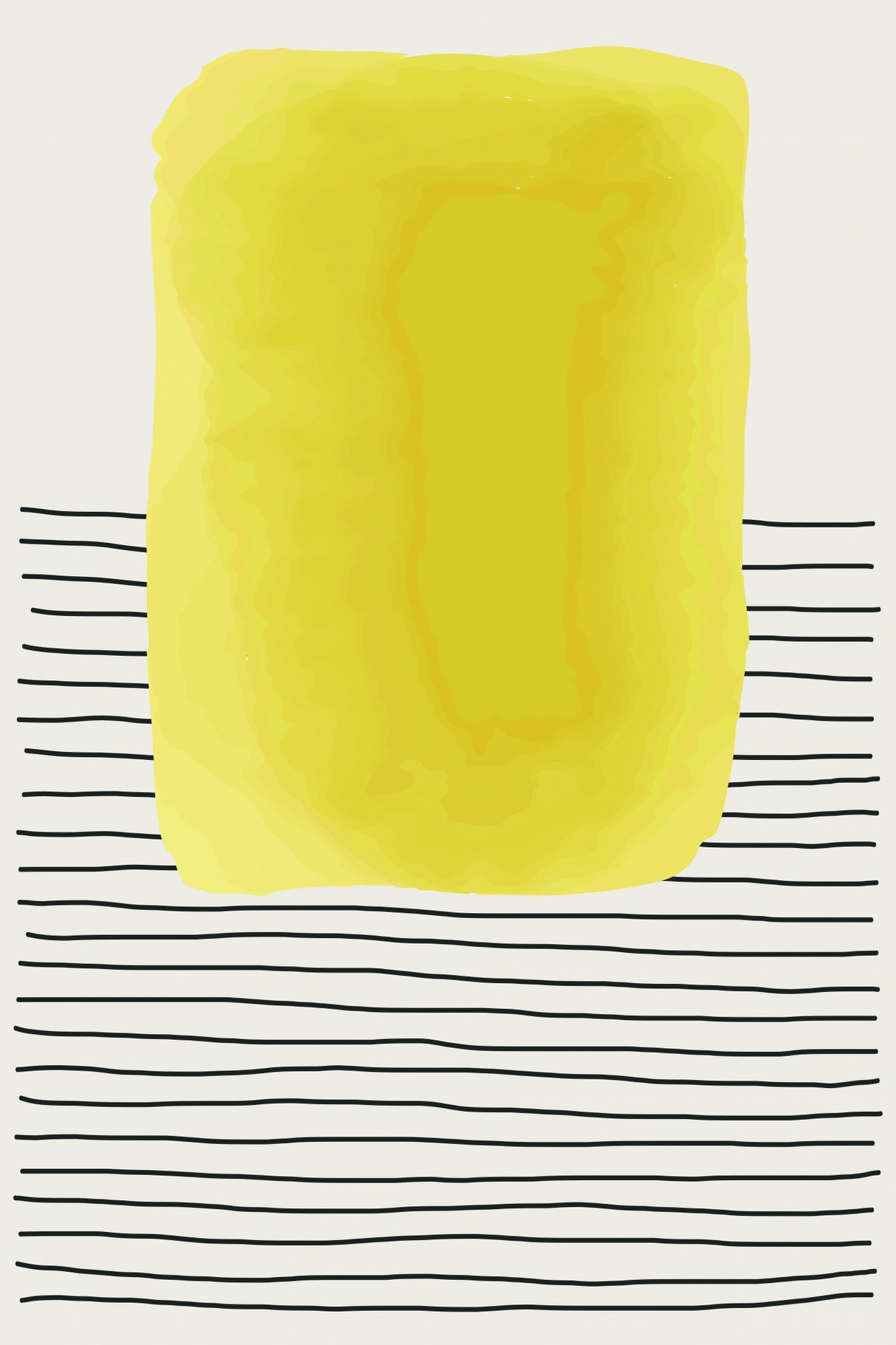 Geometric Watercolor #3 Poster och Canvastavla
