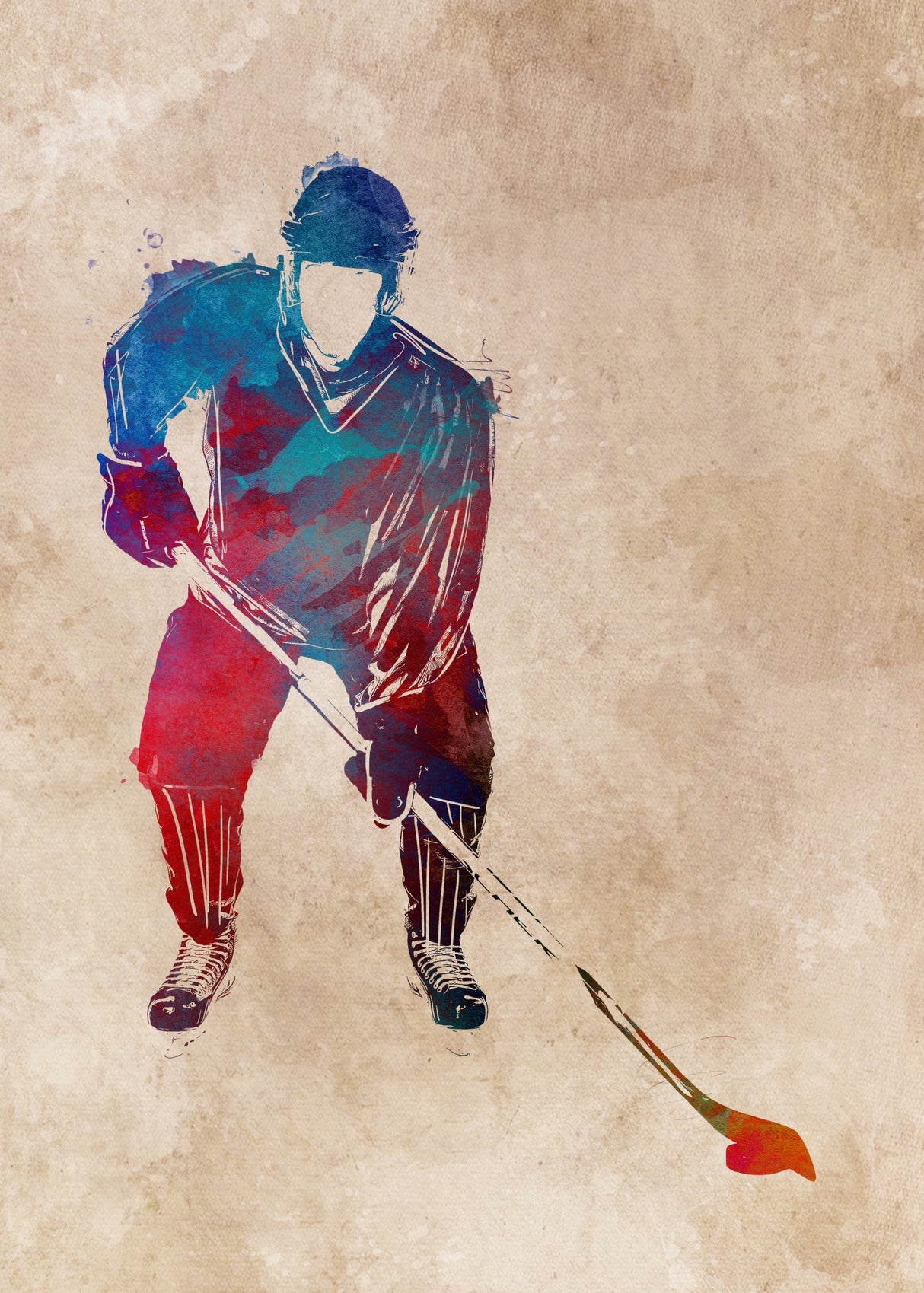 Hockey Sport Art 4 Poster och Canvastavla