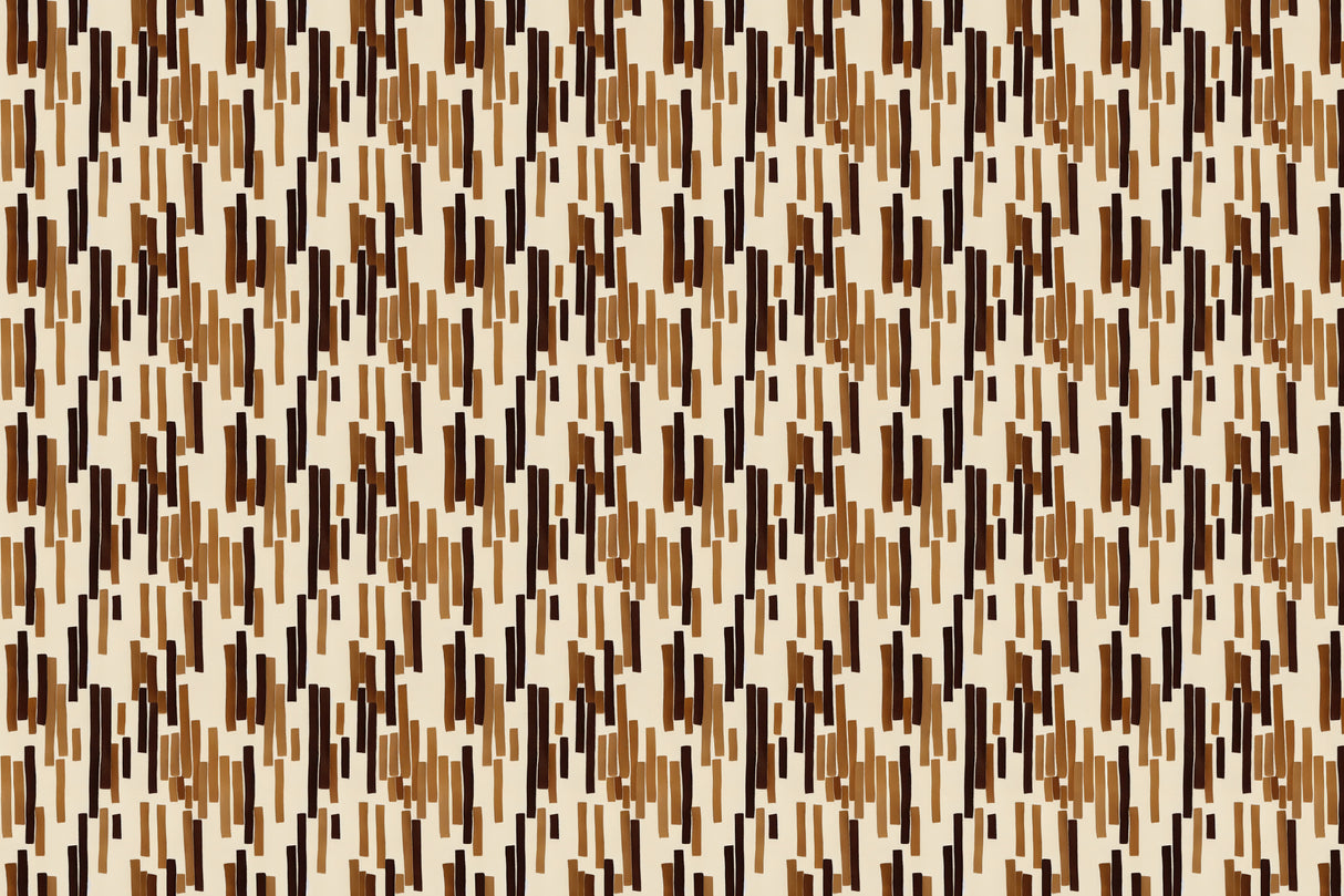 Brown Stripes Pattern Poster och Canvastavla