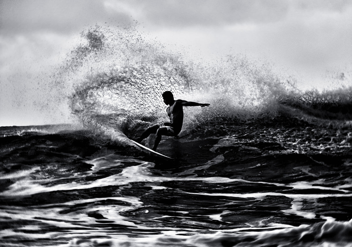 Surf at Hawaii Poster och Canvastavla