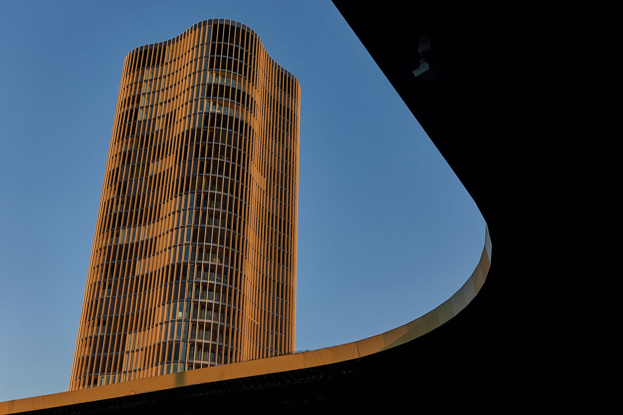 Snippet of a High-Rise Building Poster och Canvastavla