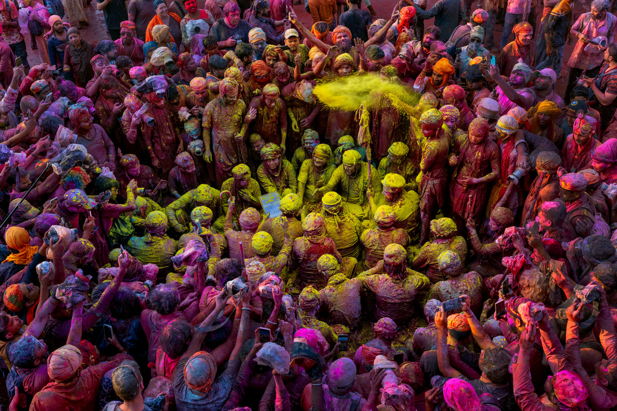 Shomaj in Holi Poster och Canvastavla