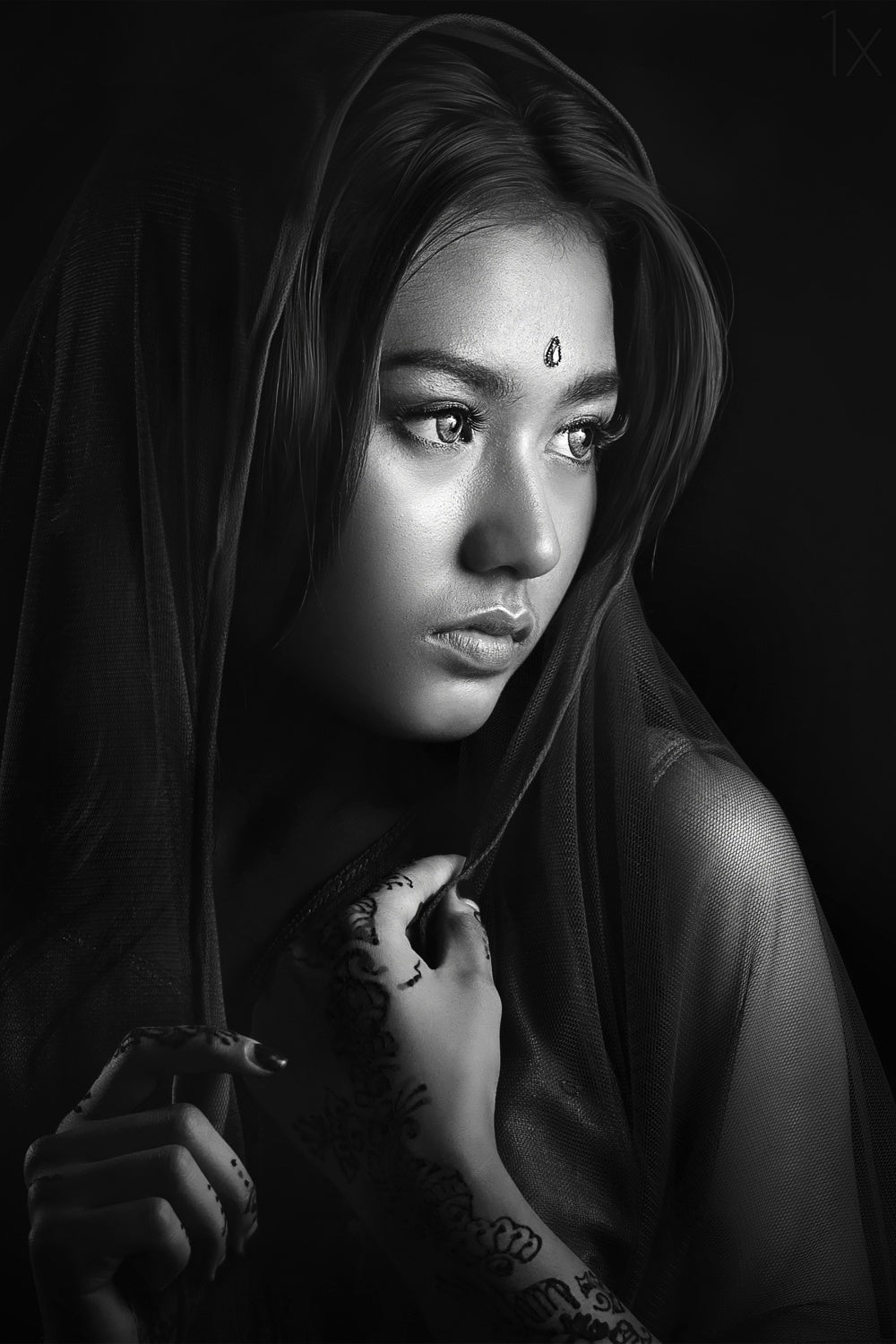 india girl Poster och Canvastavla