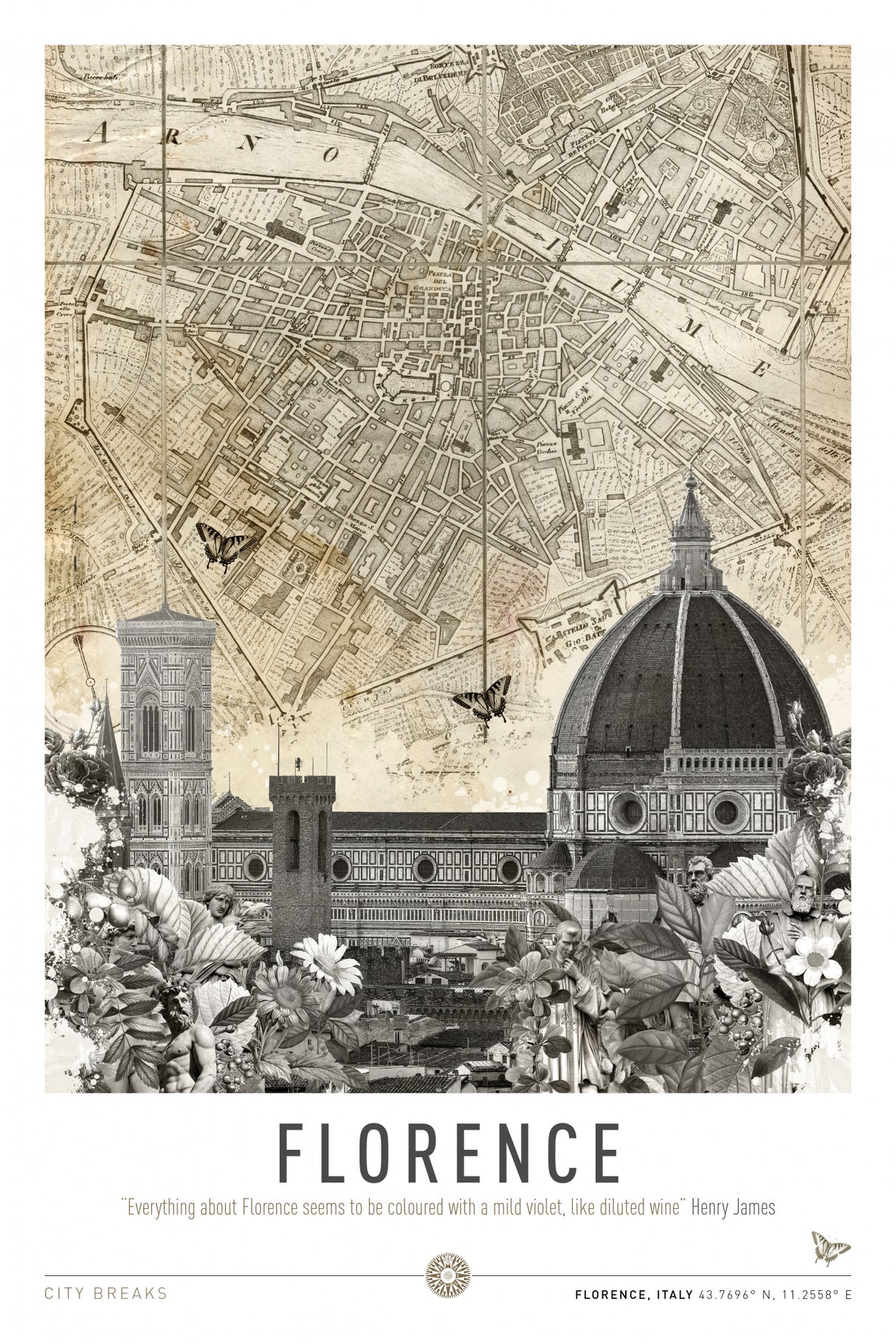 Florence (City Breaks) Poster och Canvastavla