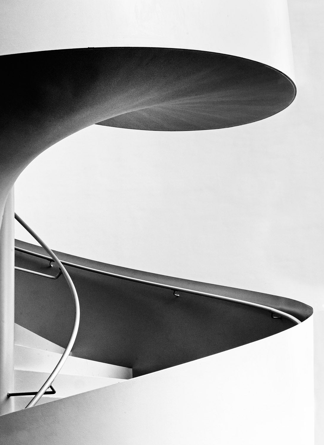 Spiral Staircase Poster och Canvastavla