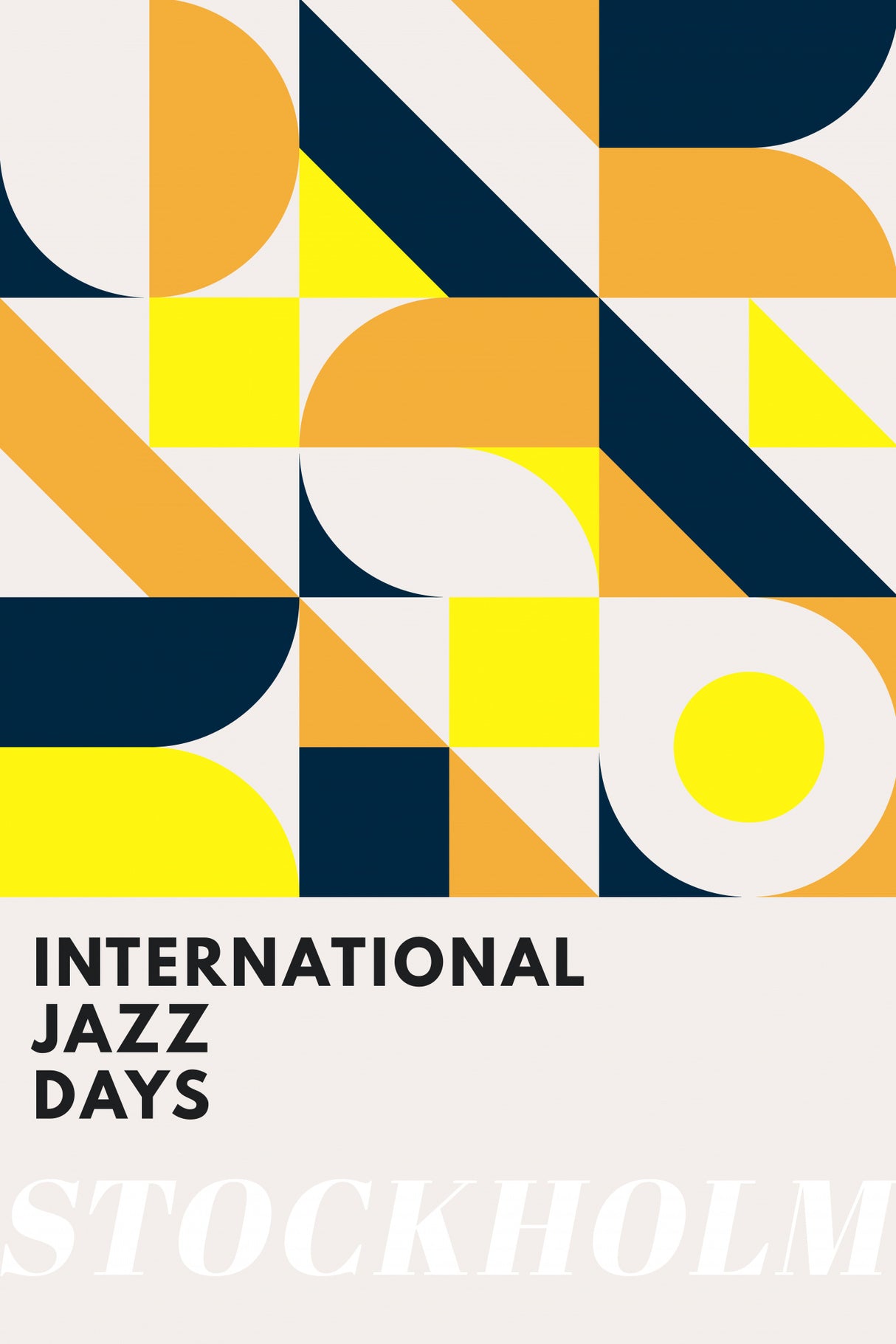 Jazz Days Stockholm Poster och Canvastavla
