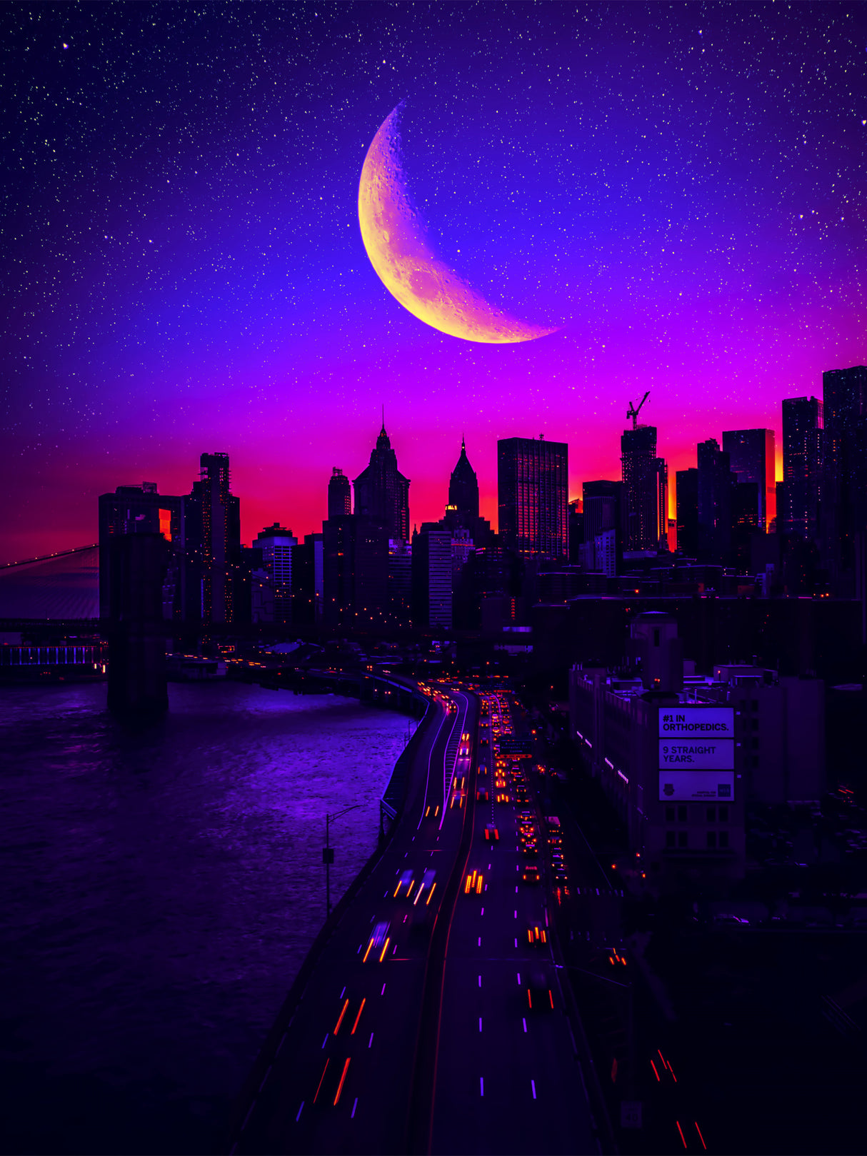 Tripping In Manhattan Poster och Canvastavla