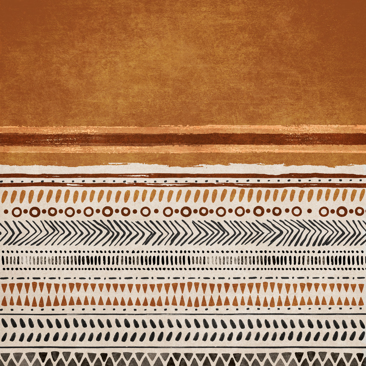 Kilim Turuncu2 Poster och Canvastavla