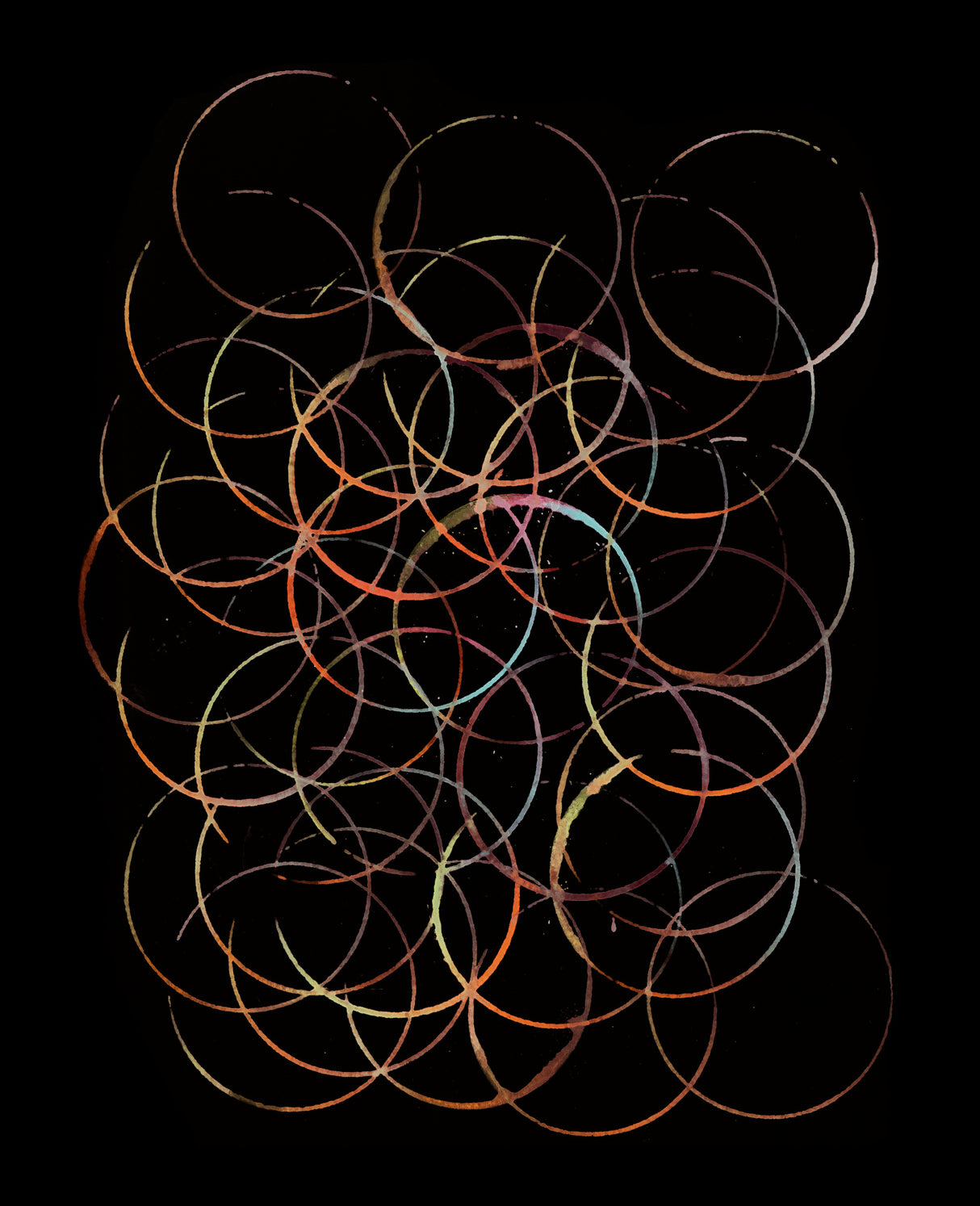 The Burning Circle Poster och Canvastavla