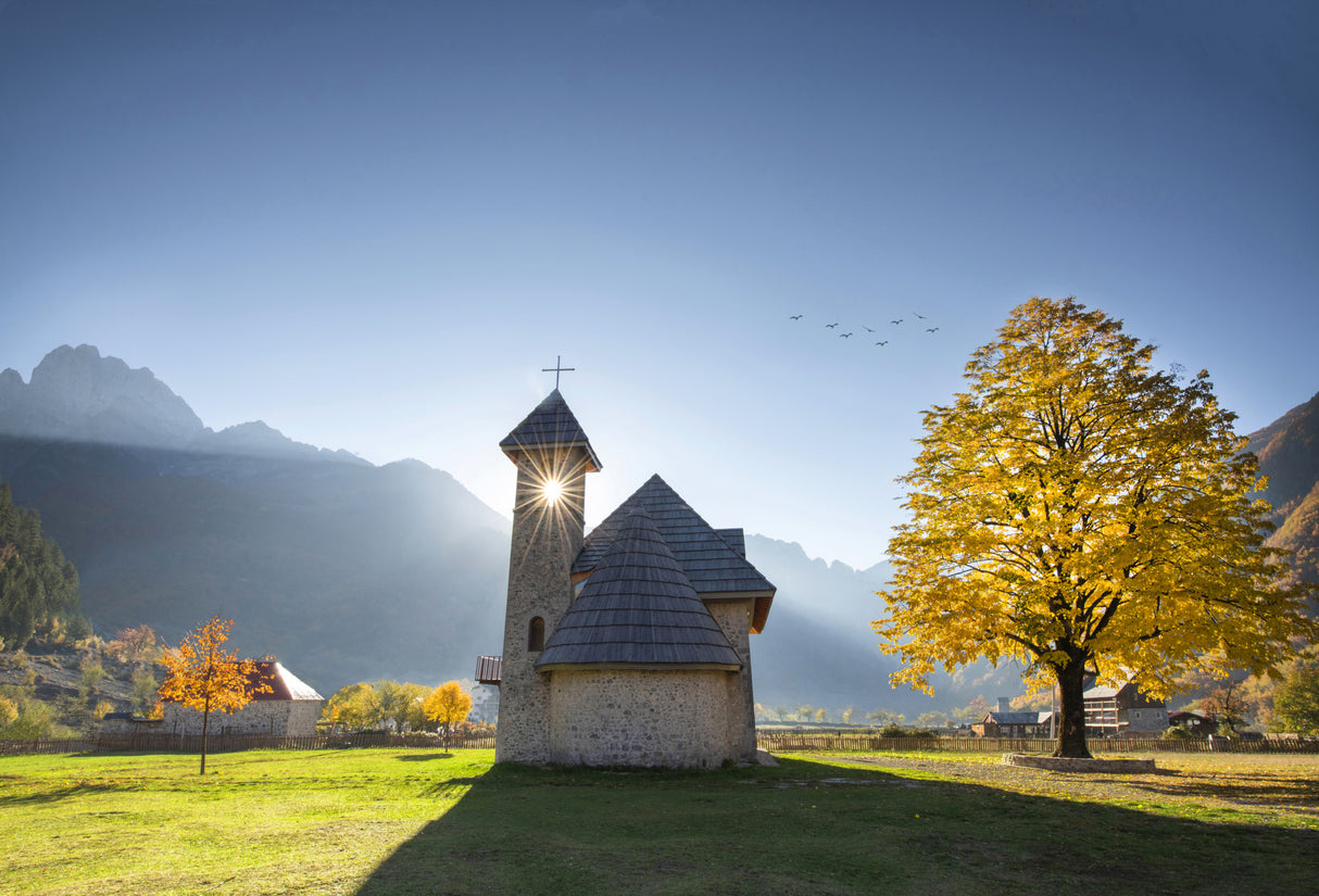 "The Church of Theth" Poster och Canvastavla