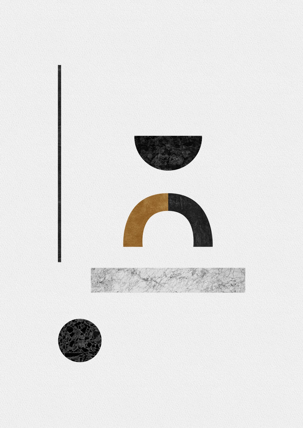 Abstract Geometric III Poster och Canvastavla