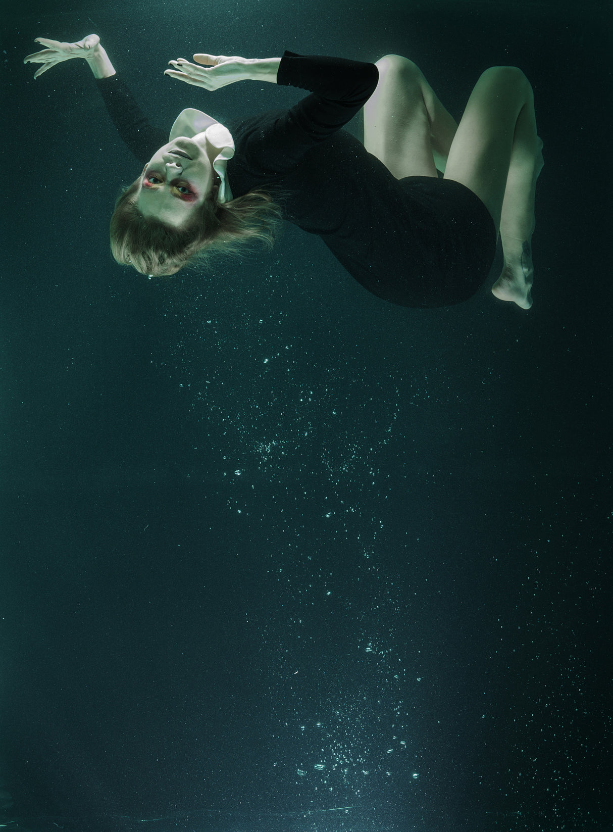 underwater artistic portrait shooting Poster och Canvastavla