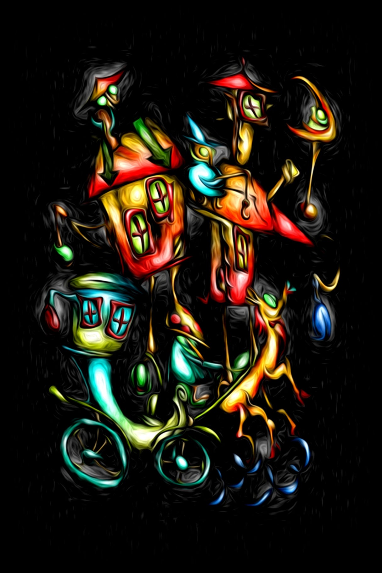 Mushroom cabbie 1 Poster och Canvastavla