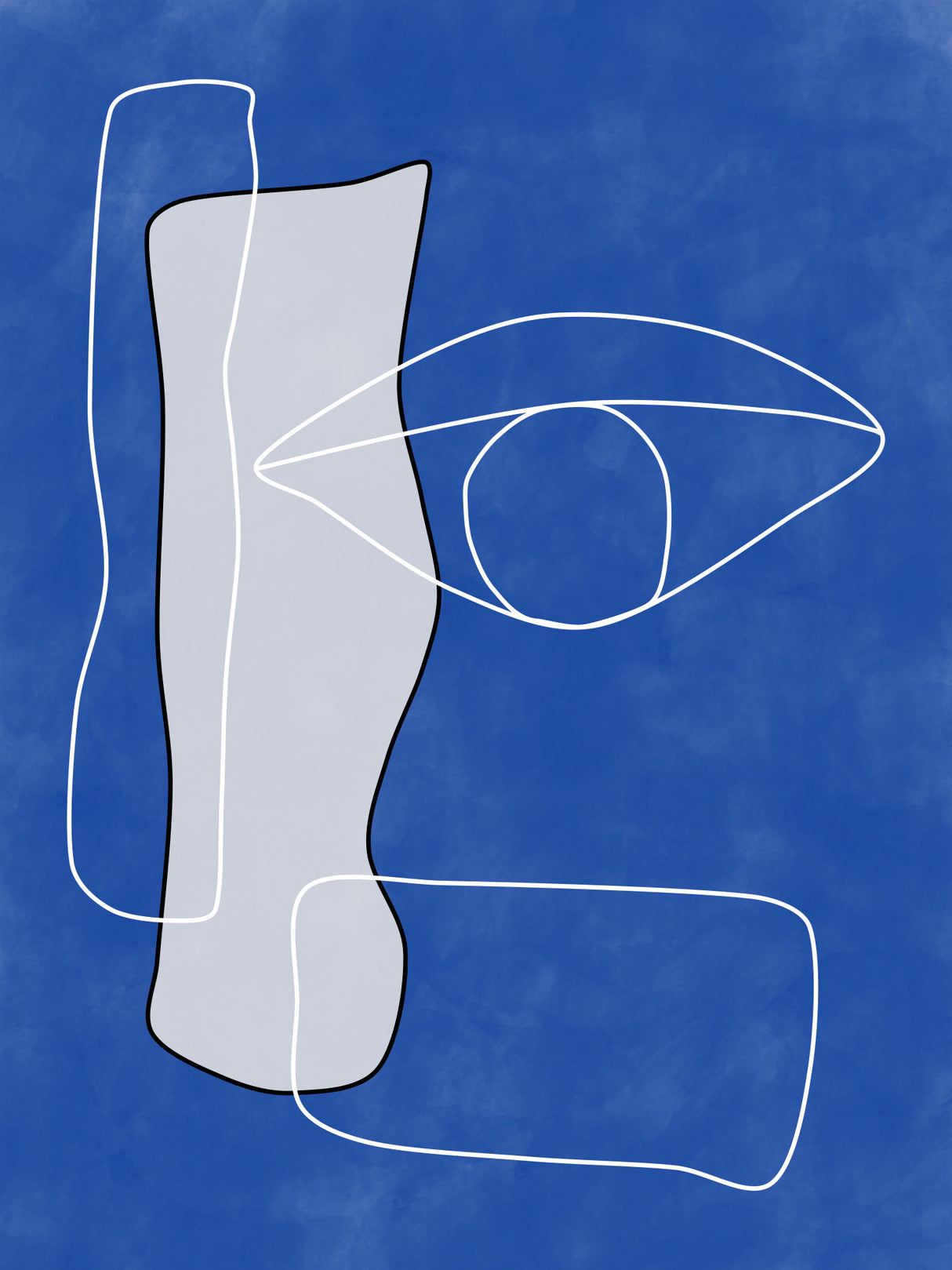 3x4 Aspectratio Indigo23 Poster och Canvastavla
