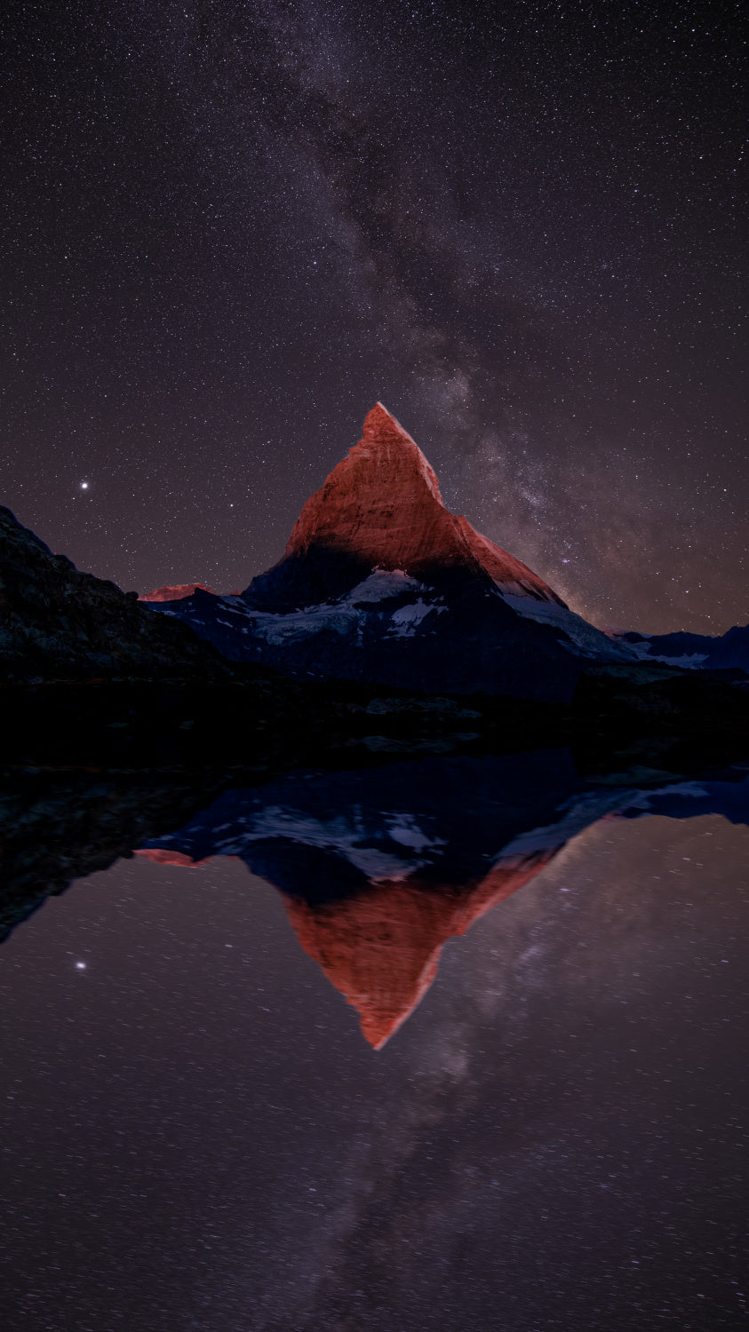 A mountain of stars Poster och Canvastavla