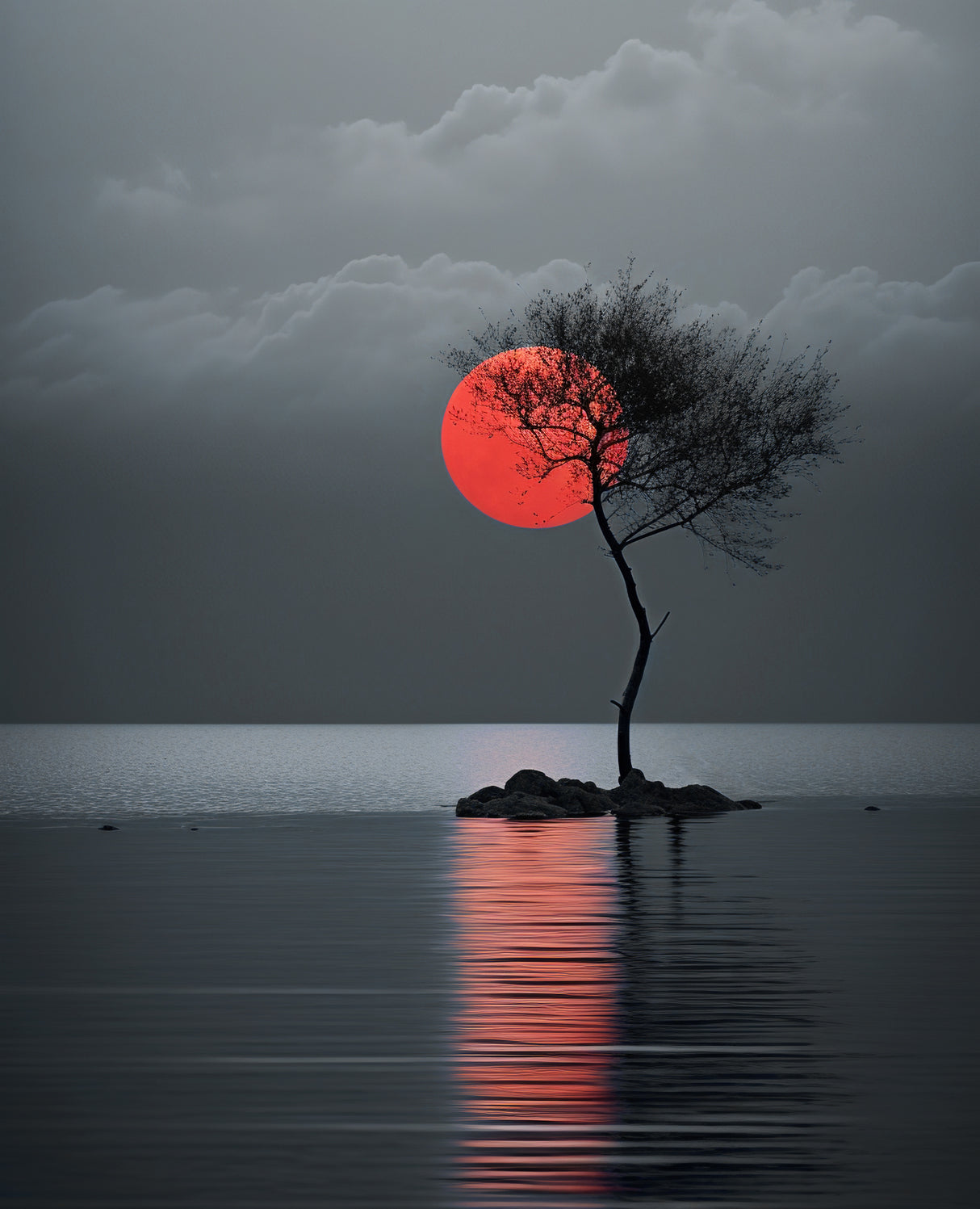 Full Moon Mystery Poster och Canvastavla