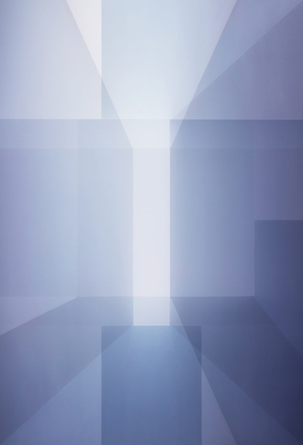 Abstract in blue Poster och Canvastavla