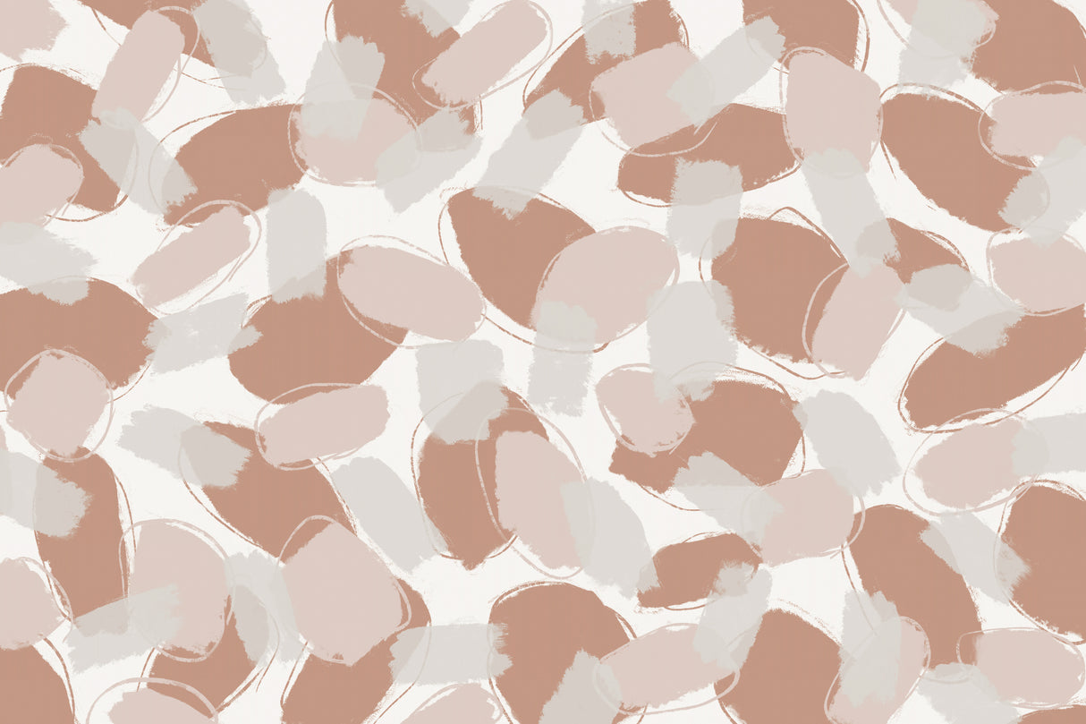 Soft Pastel Strokes Square Poster och Canvastavla