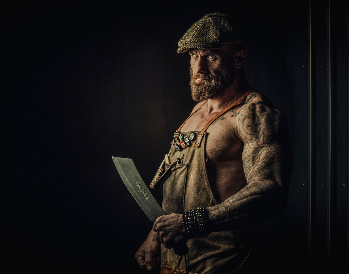 Butcher Man Show 'em that long bladed Knife Poster och Canvastavla