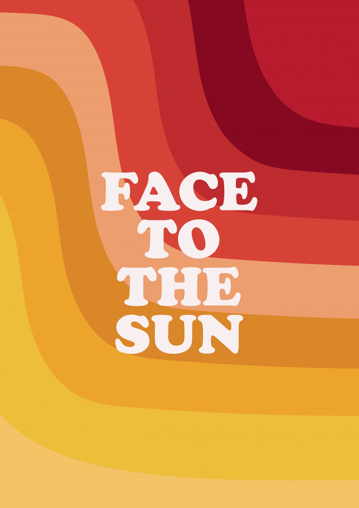 Face To The Sun Poster och Canvastavla