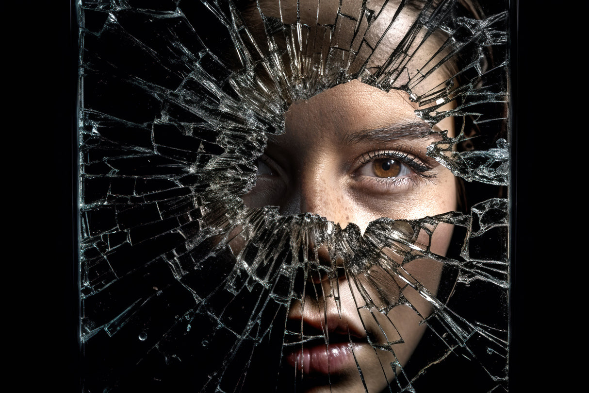 BrokenFace Poster och Canvastavla