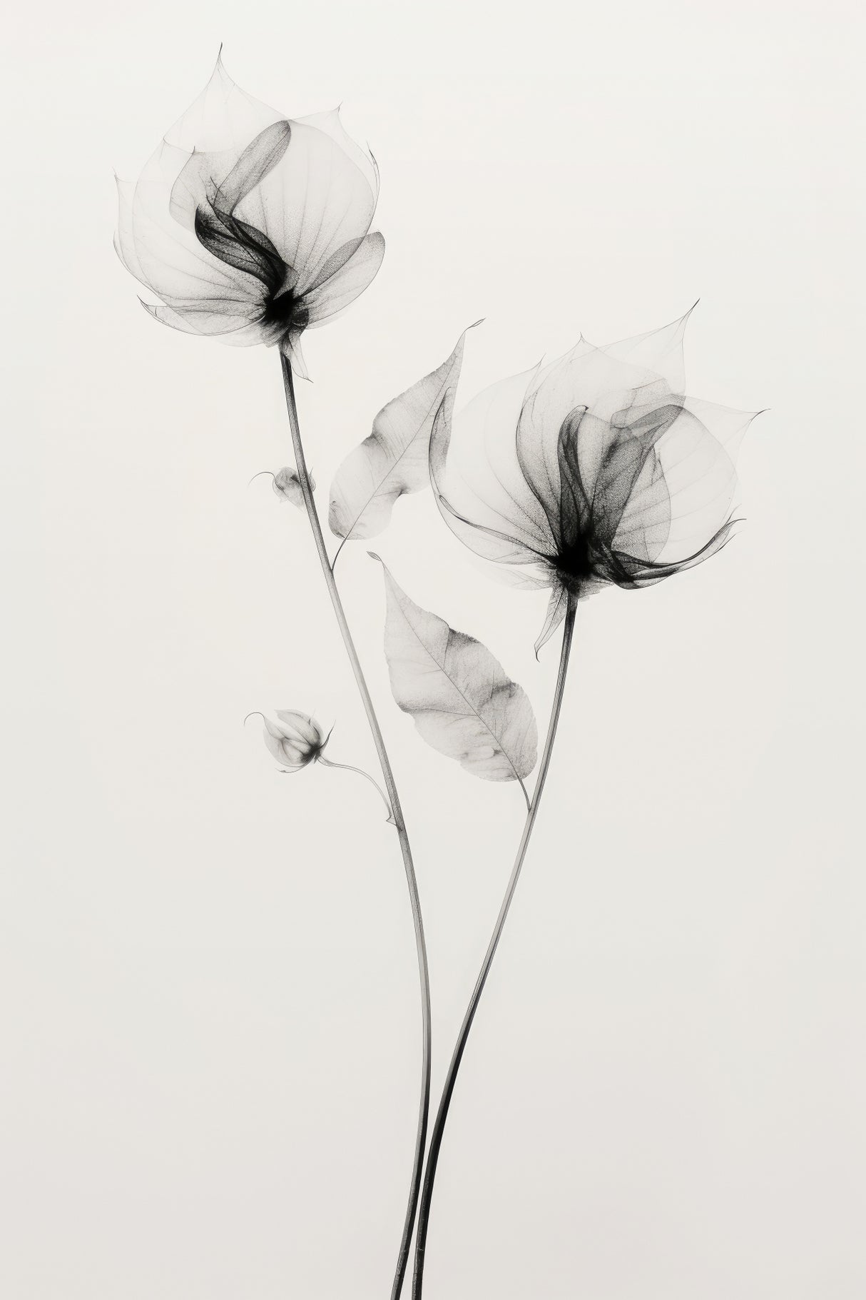 Transparent Botanic No 7 Poster och Canvastavla