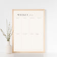 Weekly Family Planner Poster