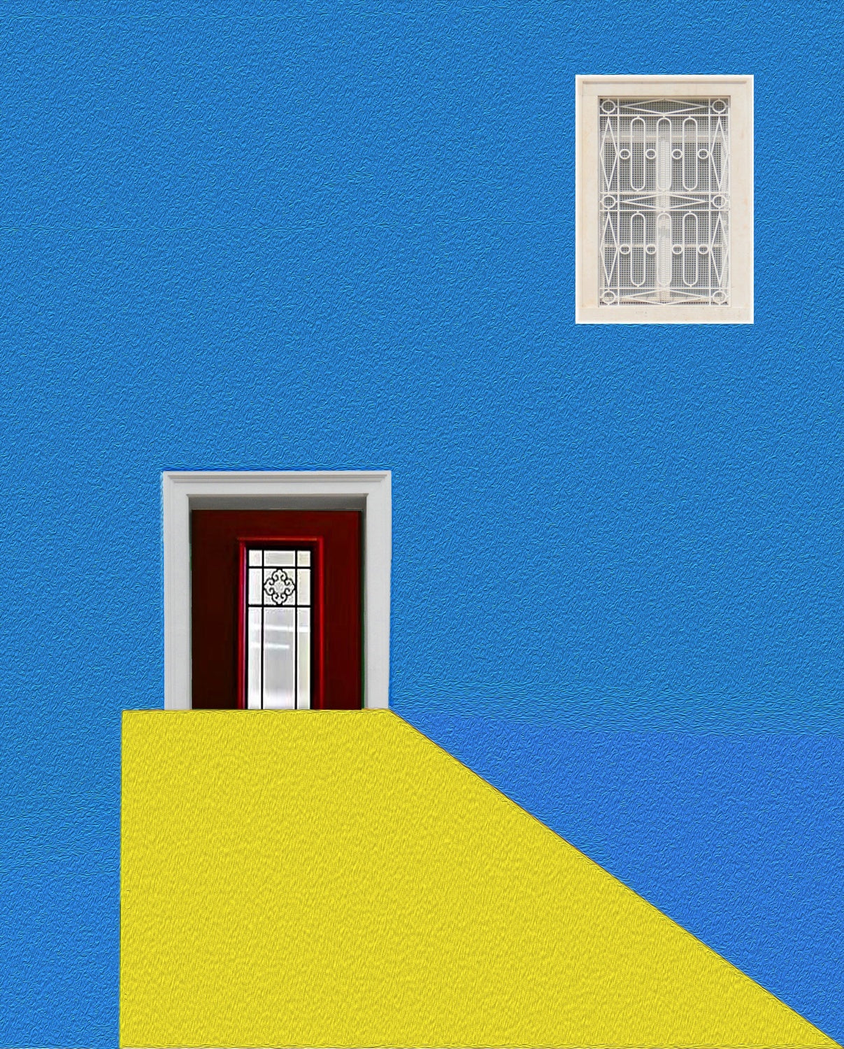 Urban texture - Liguria Italy Poster och Canvastavla