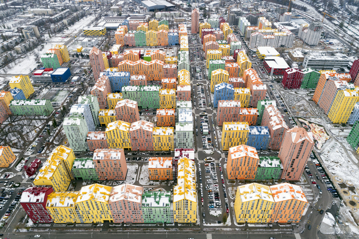 The colours of Kiev Poster och Canvastavla