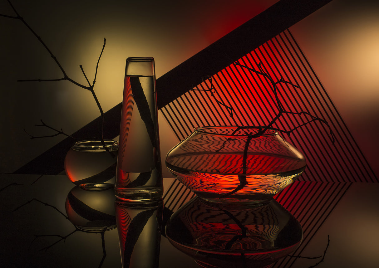 From the series "Experiments with glass" Poster och Canvastavla