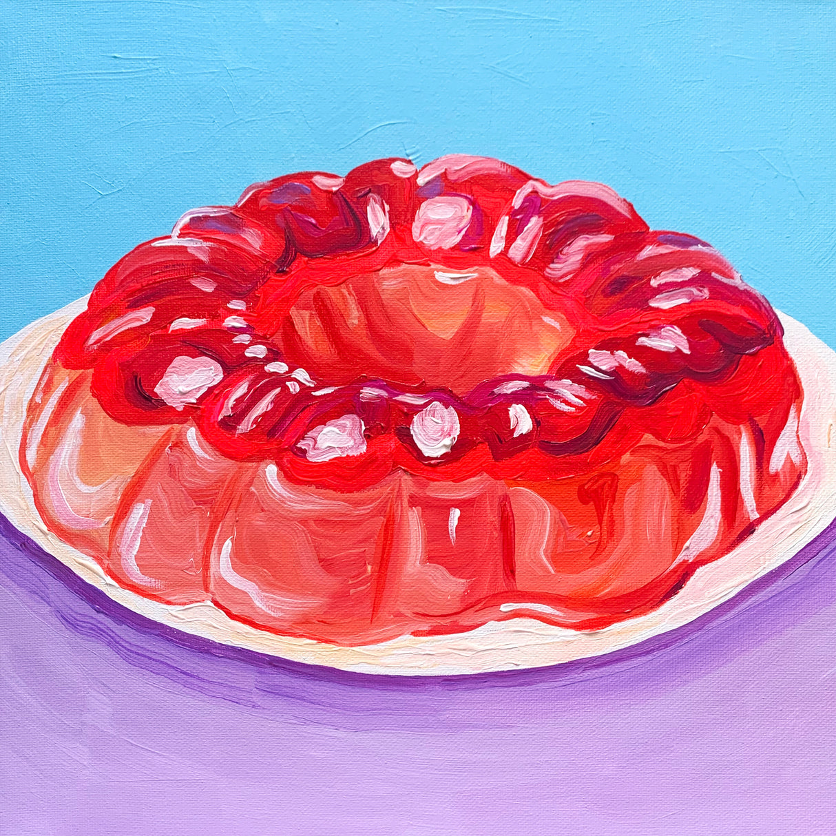 Strawberry Jello Poster och Canvastavla