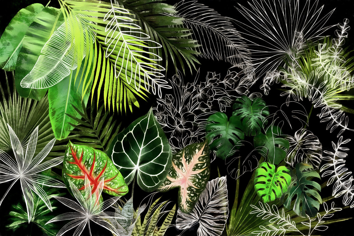 Tropical Foliage 04 Poster och Canvastavla