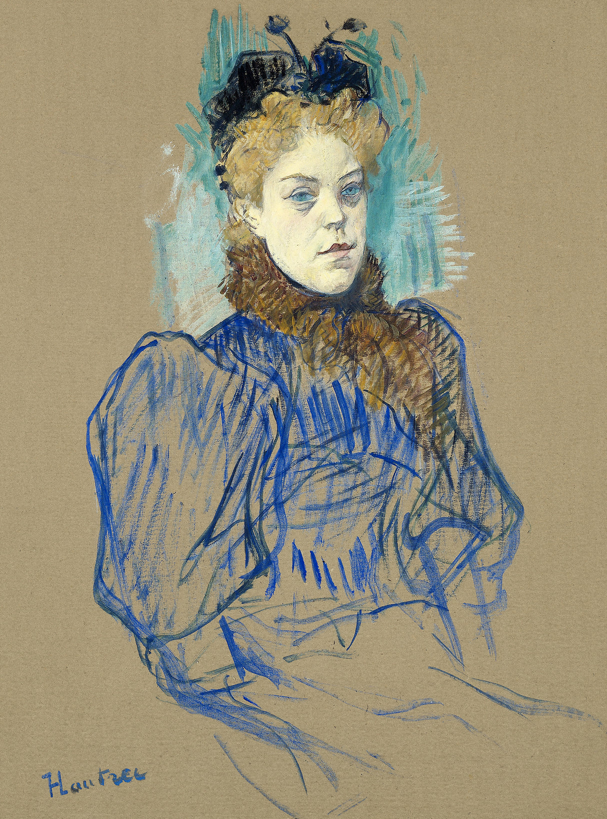 May Milton Portrait (1895) Poster och Canvastavla