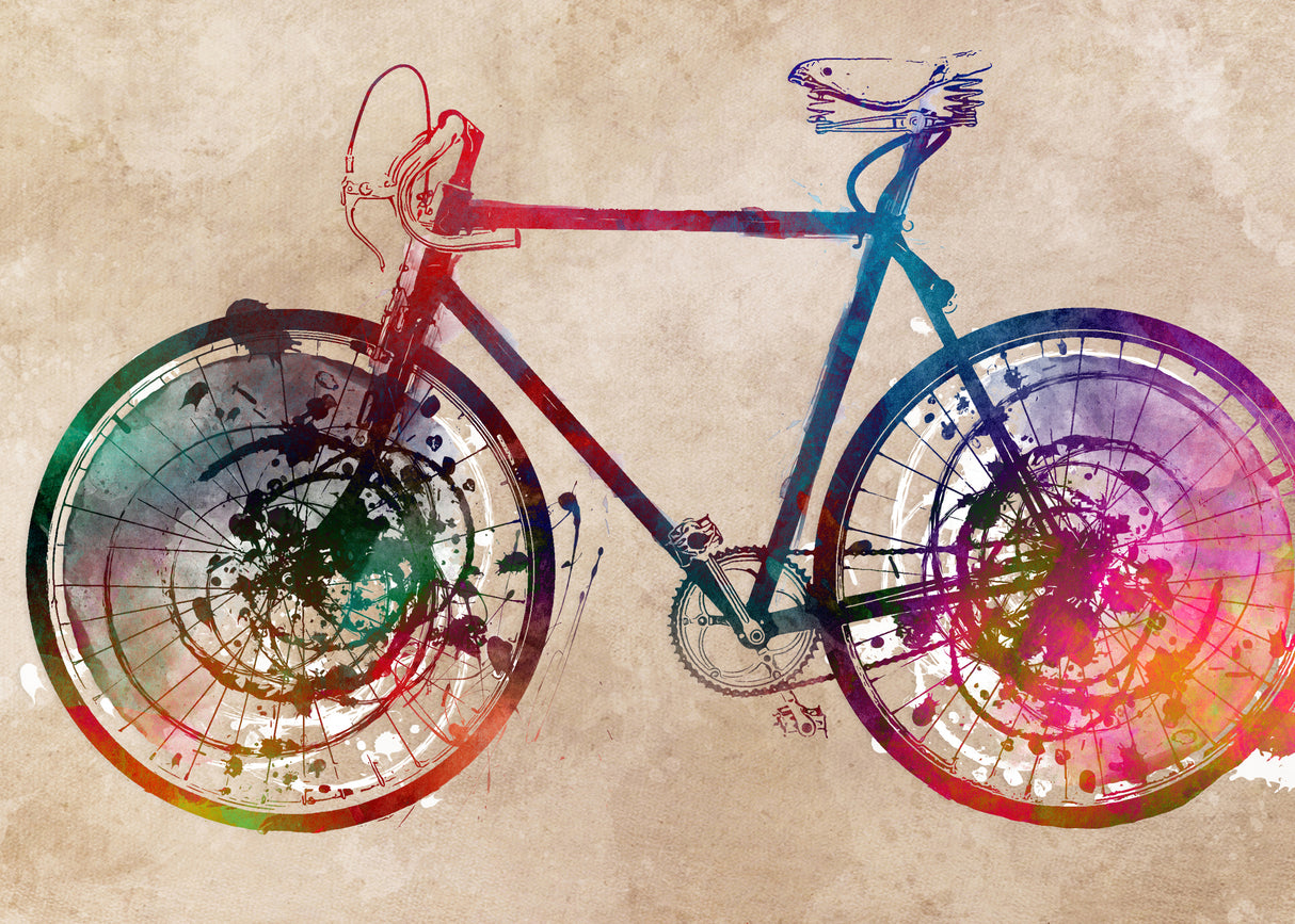 Cycling sport art 46 Poster och Canvastavla