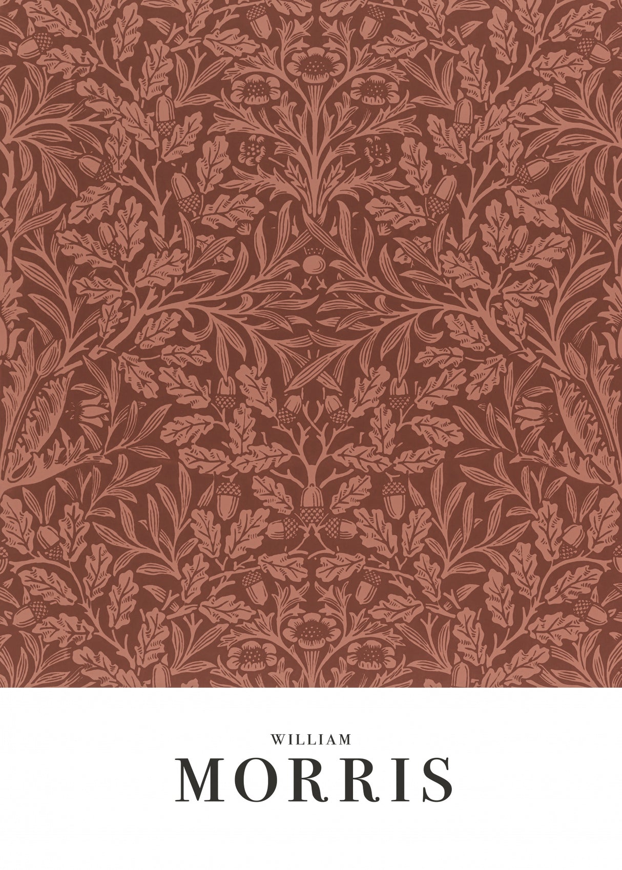 Acorns and oak leaves Poster och Canvastavla