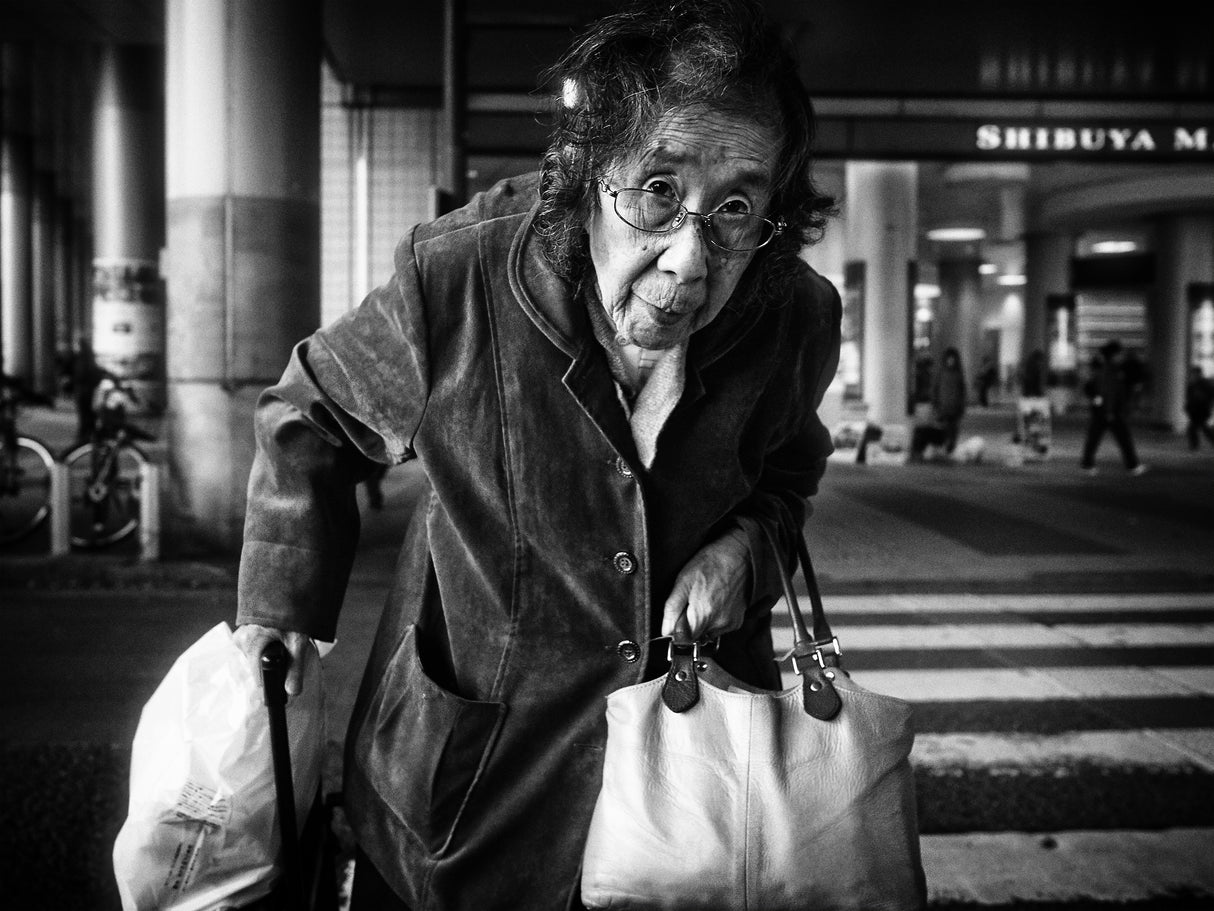 Shibuya Street - TOKYO 2016 Poster och Canvastavla
